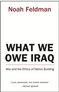 Cover: What We Owe Iraq - Princeton University Press