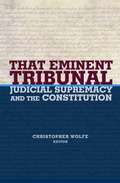 Cover: That Eminent Tribunal - Princeton University Press