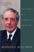 Cover: Philosophy as a Humanistic Discipline - Princeton University Press