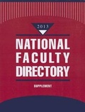Cover: National Faculty Directory - Gale Cengage