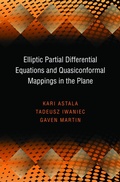 Cover: Elliptic Partial Differential Equations and Quasiconformal Mappings in the Plane - Princeton University Press