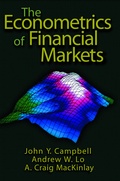 Cover: The Econometrics of Financial Markets - Princeton University Press