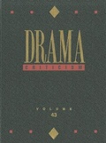 Cover: Drama Criticism - Cengage Gale