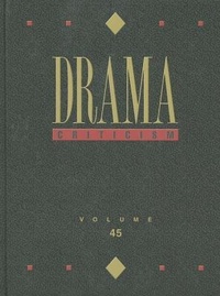 Enlarge image Cover: Drama Criticism - Cengage Gale