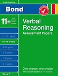 Cover: Bond Verbal Reasoning Assessment Papers 10-11+ Years Book 2 - Nelson Thornes Ltd