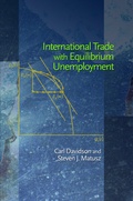 Cover: International Trade with Equilibrium Unemployment - Princeton University Press