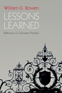 Cover: Lessons Learned - Princeton University Press