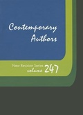 Cover: Contemporary Authors New Revision Series - Cengage Gale