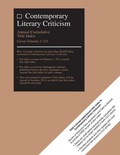 Cover: Contemporary Literary Criticism Cumulative Title Index - Cengage Gale