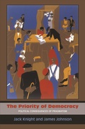 Cover: The Priority of Democracy - Princeton University Press