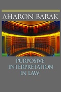 Cover: Purposive Interpretation in Law - Princeton University Press