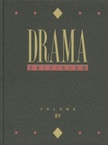 Cover: Drama Criticism - Cengage Gale