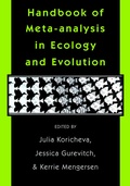 Cover: Handbook of Meta-analysis in Ecology and Evolution - Princeton University Press