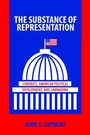 Cover: The Substance of Representation - Princeton University Press