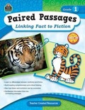 Cover: Paired Passages: Linking Fact to Fiction Grade 1 - TEACHER CREATED RESOURCES