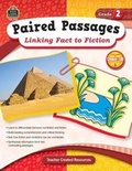 Cover: Paired Passages: Linking Fact to Fiction Grade 2 - TEACHER CREATED RESOURCES