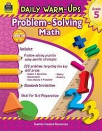 Enlarge image Cover: Daily Warm-Ups: Problem Solving Math Grade 5 - Teacher Created Materials, Inc