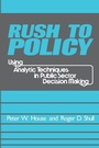 Bild: Rush to Policy - Routledge