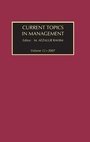 Cover: Current Topics in Management - Routledge