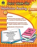 Cover: Daily Warm-Ups: Nonfiction Reading Grd 3 - TEACHER CREATED RESOURCES