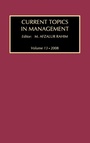 Cover: Current Topics in Management - Routledge
