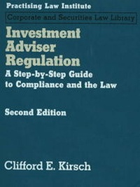 Abbildung von: Investment Adviser Regulation - Practising Law Institute