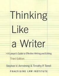 Abbildung von: Thinking Like a Writer - Practising Law Institute