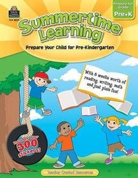 Enlarge image Cover: Summertime Learning, Second Edition (Prep. for Prek) - TEACHER CREATED RESOURCES