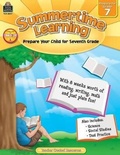 Cover: Summertime Learning, Second Edition (Prep. for Gr. 7) - TEACHER CREATED RESOURCES