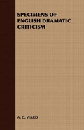 Cover: Specimens of English Dramatic Criticism - Read Books