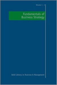 Enlarge image Cover: Fundamentals of Business Strategy - SAGE Publications Inc