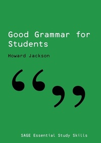 Enlarge image Cover: Good Grammar for Students - SAGE Publications Inc