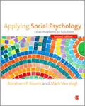Cover: Applying Social Psychology - SAGE Publications Ltd