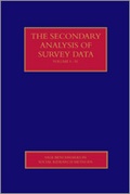 Cover: The Secondary Analysis of Survey Data - SAGE Publications Inc