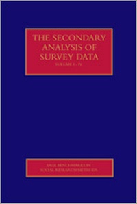 Enlarge image Cover: The Secondary Analysis of Survey Data - SAGE Publications Inc