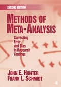 Cover: Methods of Meta-Analysis - SAGE Publications Inc