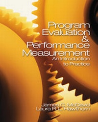 Enlarge image Cover: Program Evaluation and Performance Measurement - SAGE Publications Inc