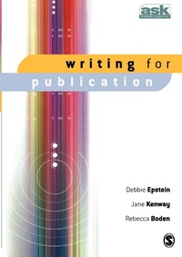 Enlarge image Cover: Writing for Publication - SAGE Publications Inc
