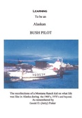 Cover: Learning to be an Alaskan Bush Pilot - AuthorHouse