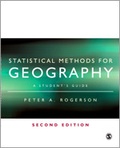 Cover: Statistical Methods for Geography - SAGE Publications Inc