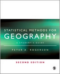 Enlarge image Cover: Statistical Methods for Geography - SAGE Publications Inc