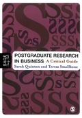 Cover: Postgraduate Research in Business - SAGE Publications Inc