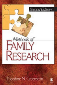 Enlarge image Cover: Methods of Family Research - SAGE Publications Inc