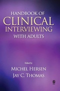 Cover: Handbook of Clinical Interviewing With Adults - SAGE Publications Inc