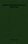 Cover: Modern German Literature 1870-1940 - Read Books