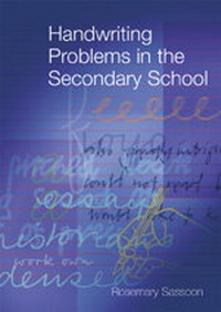 Enlarge image Cover: Handwriting Problems in the Secondary School - SAGE Publications Inc