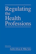 Cover: Regulating the Health Professions - SAGE Publications Ltd