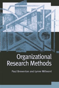 Enlarge image Cover: Organizational Research Methods - SAGE Publications Ltd