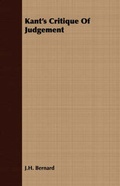 Cover: Kant's Critique Of Judgement - Read Books