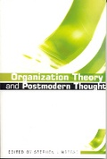 Cover: Organization Theory and Postmodern Thought - SAGE Publications Ltd